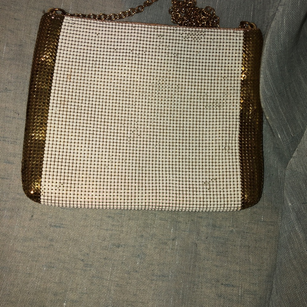 Vintage Whiting & Davis metal crossbody